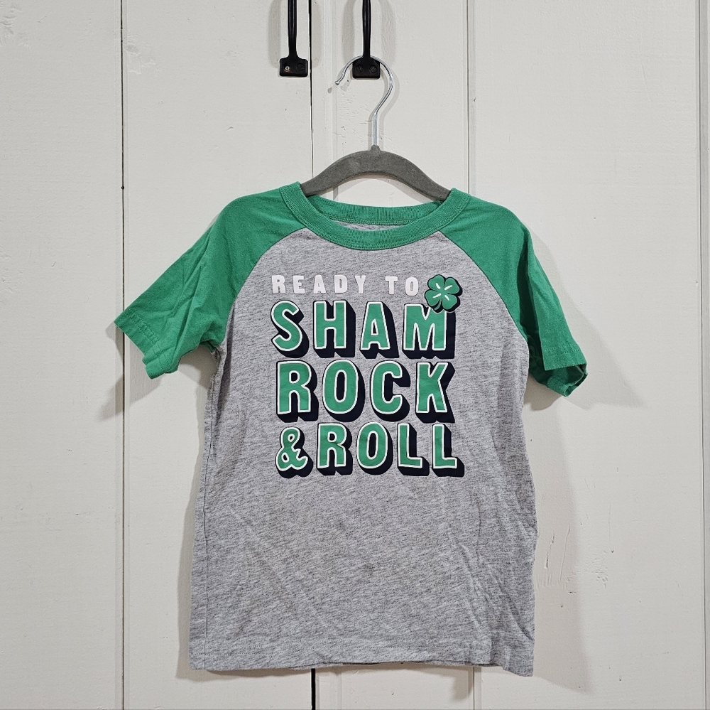 Carter's Ready to Sham Rock and Roll St. Patrick's Day Toddler Tee 5T